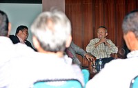 Isu rapor menteri juga ikut dibahas. Menurut Arsul Sani, sebaiknya sesama menteri tidak boleh saling menilai kinerja kementerian sehingga membuat gaduh. Lamhot Aritonang/detikFoto.