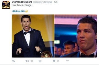 Jangan sedih Ronaldo.