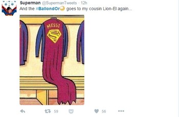 Mungkinkah Messi anak Superman?