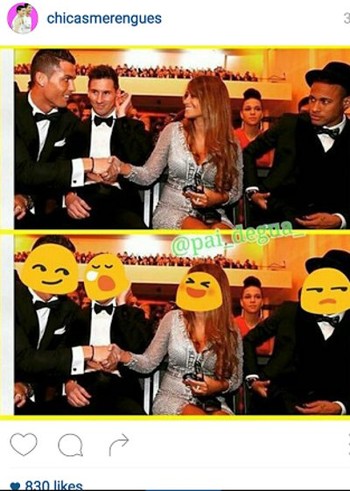 Ronaldo digambarkan gembira kenalan dengan istri Messi dan Neymar merasa tidak diacuhkan.