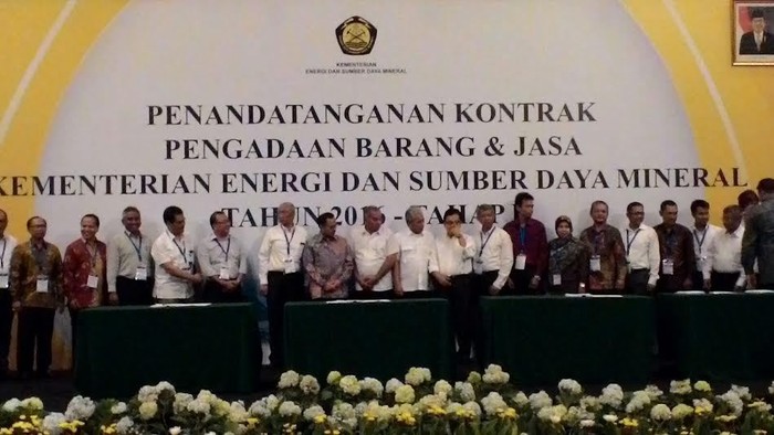 Sudirman Said Saksikan Tender Barang dan Jasa di ESDM Rp 406 Miliar