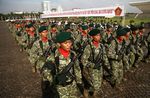 TNI Gelar Apel Ops Gaktib di Monas