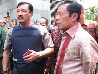 Sutiyoso dan BG Tinjau Lokasi Ledakan