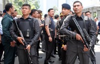 Polisi juga terus siaga. Lamhot Aritonang/detikFoto.