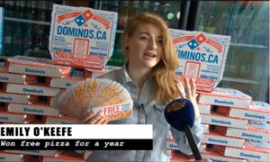 Wah, Wanita Ini Berhak Makan Pizza Gratis Selama Setahun!