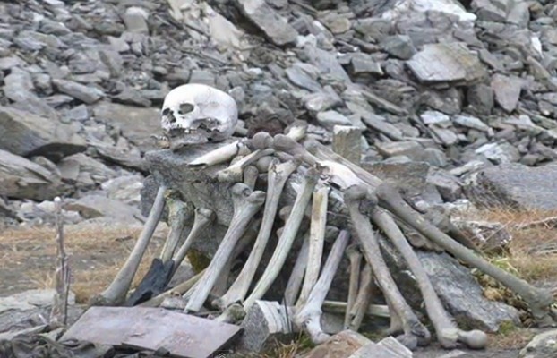Danau 300 Tengkorak Manusia di India