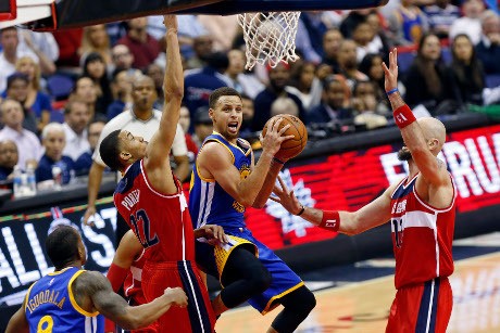 Curry 51 Poin, Warriors Berjaya di Kandang Wizards