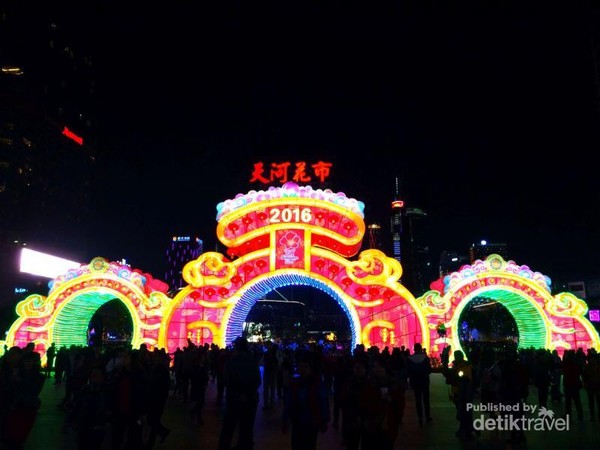 Seperti Ini Suasana Imlek di Guangzhou, China