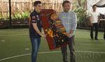 Marquez & Pedrosa Bermain Futsal