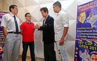 Atlet karate intenasional mulai tiba untuk mengikuti Southeast Asia Karate Championship SBY Cup XIII di Mahaka Square Sport Hall Kelapa Gading pada 25-27 Februari 2016.