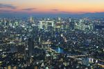 Penampakan Sunset Spektakuler dari Puncak Tokyo Skytree