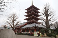 Pagoda yang terlihat begitu fotogenik. Dibutuhkan setidaknya waktu satu jam untuk menikmati komplek kuil ini. Tak lain dan tak bukan karena banyak spot menarik yang bisa didatangi (Ari Saputra/detikTravel)