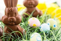 Paskah identik dengan telur dan kelinci. Kali ini ada kreasi telur cokelat dengan hiasan aneka warna dan cokelat bentuk kelinci yang menggemaskan.