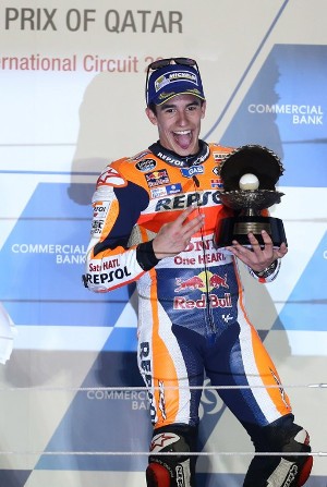 Sempat Khawatir Jeblok di Qatar, Marquez Puas Bisa Naik Podium