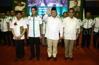 Pelantikan ini digelar di Gelanggan Olahraga Remaja Senen, Jakarta, Selasa (22/3/2016).     
