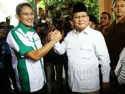 Prabowo Lantik Sandiaga Uno Jadi Ketua APPSI