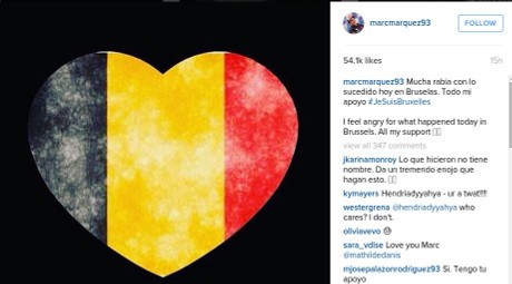 Simpati Marquez dan Lorenzo untuk Korban Bom Brussels