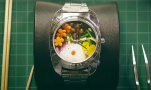 Wah, Jam Tangan Ini Bisa Jadi Kotak Makan dan Sumpit!