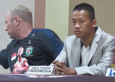 Daud Yordan Bertarung di Uruguay Lawan Petinju Argentina