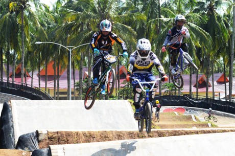 Punya Tingkat Kesulitan Tinggi, Sirkuit BMX Muncar Dapat Sanjungan