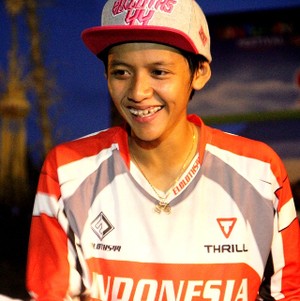 Elga Kharisma Juara Putaran Pertama Banyuwangi International BMX