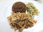 Sedap Mengenyangkan Nasi Kencur Berlauk Paru Goreng Ketumbar