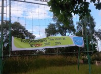     Sebuah spanduk untuk menyambut gelaran MXGP 2017-2019 di Kota Pangkalpinang. Indonesia terakhir kali menjadi tuan rumah seri kejuaraan dunia motocross adalah di tahun 1994.