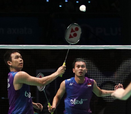 Hendra/Ahsan Jejak Delapan Besar Lewat Laga 23 Menit