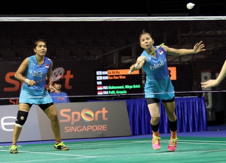 Lewat Laga Susah Payah, Greysia/Nitya Genggam Tiket Semifinal