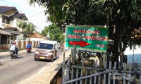 Rambu penanda Bukit Panembongan Rambu penanda Bukit Panembongan