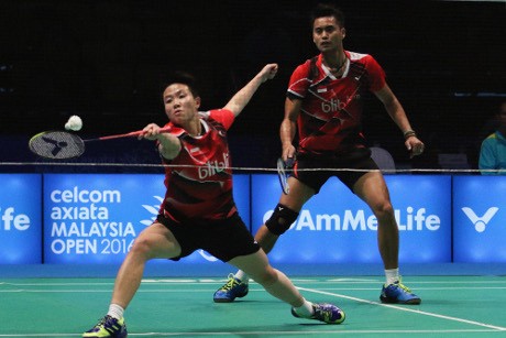 Kalahkan Xu Chen/Ma Jin, Tontowi/Liliyana ke Perempatfinal