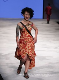 Generasi by Astri Welas. Indonesia Fashion Week 2016 at Jakarta Convention Center. Senayan. Jakarta. [Foto: Mohammad Abduh/Wolipop]