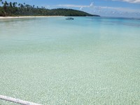 Di Pulau Maratua, pasti traveler tak sabar ingin berenang di pantainya. Banyak bule bilang, air laut di Maratua adalah crystal water! (Afif/detikTravel)