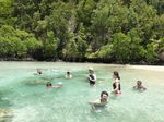 Penampakan Laguna Perawan di Derawan