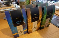 Bukit Sari Tea Plantation membawa produk unggulannya seperti teh hitam, teh hijau dan teh putih organik.