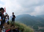 Pemandangan Hijau dari Puncak Gunung Batu, Jonggol