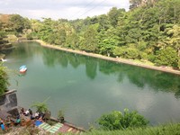 Total terdapat 5 danau buatan atau kolam yakni 2 kolam prajurit, kolam pemandian raja, kolam Segara Anak dan kolam pemandian selir. Kalau yang ini adalah foto kolam Segara Anak yang menyerupai Danau Segara Anak di Gunung Rinjani (Afif/detikTravel)