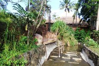 Setelah perjalanan sekitar 15 menit, sampailah kita di area restoran Tsavo Lion. Ada shelter khusus tempat kita turun, sarapan dijemput naik gajah sungguh jadi pengalaman baru yang seru untuk traveler (Wahyu/detikTravel)