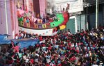 Seperti Ini Ramainya Saat Tongkang Diarak di Bagansiapiapi