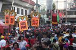 Seperti Ini Ramainya Saat Tongkang Diarak di Bagansiapiapi