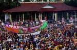 Momen Ritual Bakar Tongkang yang Dramatis di Bagansiapiapi