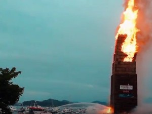 Festival Musim Panas Norwegia Pecahkan Rekor Api Unggun Tertinggi Sedunia