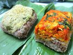 Mencicip Sego Merah Berlauk Ayam Teri Sambal Ijo dan Tuna Asap Rica