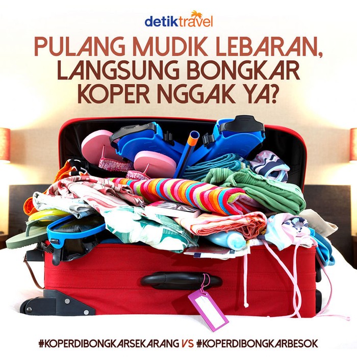 Mayoritas Traveler Langung Bongkar Koper Usai Liburan, Ini Alasannya