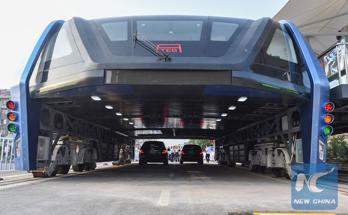 China Bikin Bus Anti Macet, Begini Bentuknya
