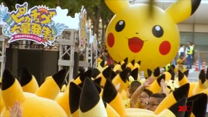 Festival Pikachu di Yokohama yang Lucu dan Menggemaskan
