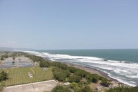 Pemandangan di puncak Mercusuar Samas Pemandangan di puncak Mercusuar Samas