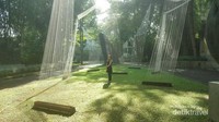 Taman yang segar dan rindang di Nu Art Sculpture Park Taman yang segar dan rindang di Nu Art Sculpture Park
