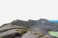 Indahnya kawah Gunung Kelud Indahnya kawah Gunung Kelud