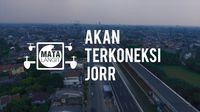 Panorama Tol Becakayu Dilihat dari Udara